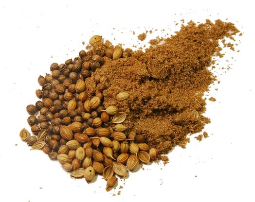 Corandra seeds from parasites